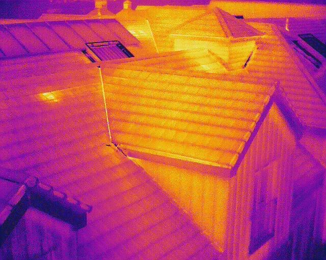 Thermal Imaging Roof Survey Image Corby
